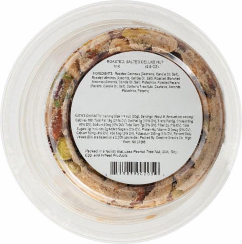 Creative Snacks Co. Roasted Lightly Salted Deluxe Nut Mix Perspective: bottom