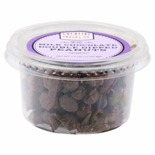 Creative Snacks Co. Milk Chocolate Double Dipped Peanuts Perspective: bottom