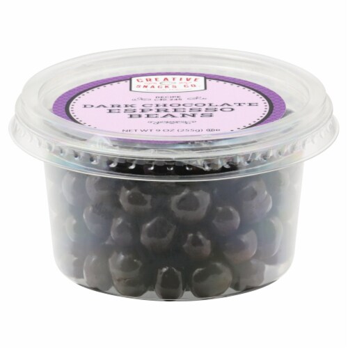 Creative Snacks Co. Dark Chocolate Espresso Beans Perspective: bottom