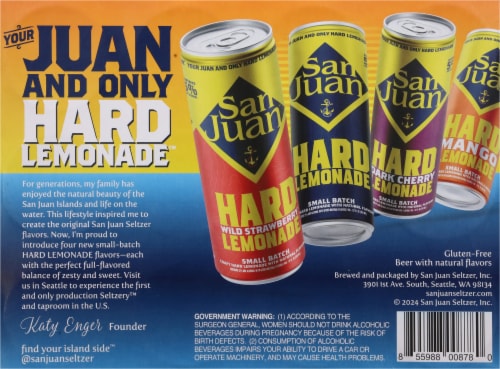 San Juan™ Hard Lemonade Variety Pack Perspective: bottom