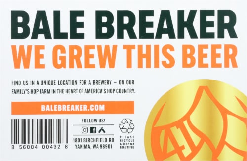 Bale Breaker Daybreak Pale Ale Perspective: bottom