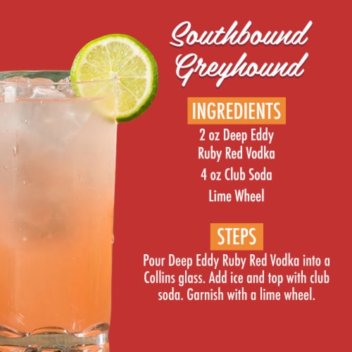 Deep Eddy Ruby Red Vodka Perspective: bottom