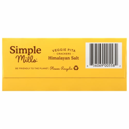 Simple Mills Himalayan Salt Veggie Pita Crackers Perspective: bottom