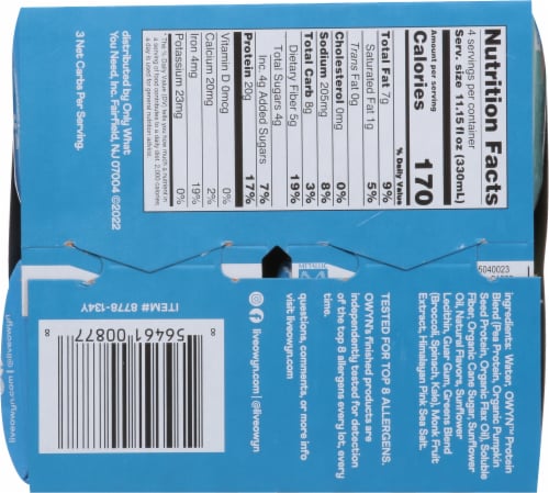 OWYN™ Smooth Vanilla Dairy-Free Protein Shake Perspective: bottom