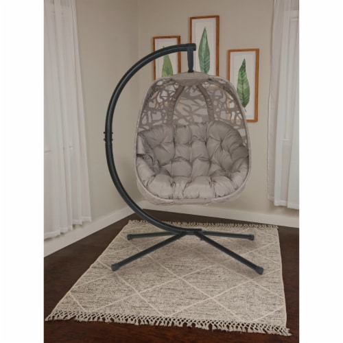 Flowerhouse Sand Hanging Swing Patio Chair FHEC100-BRANCH Perspective: bottom
