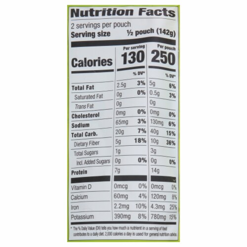 The Good Bean Heat and Eat Santa Fe Green Chili 10 oz Pouch Perspective: bottom