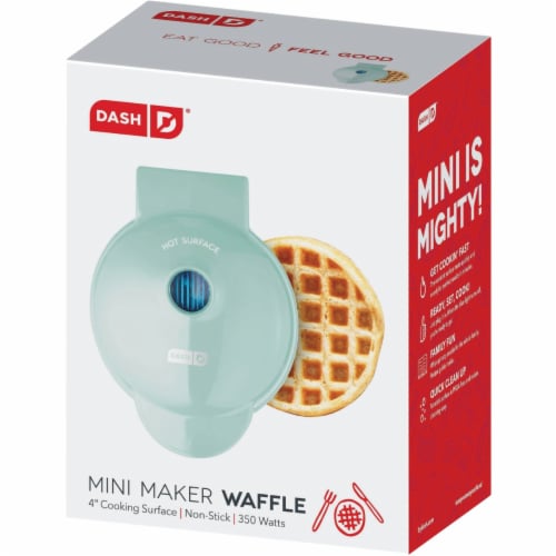 Dash® Aqua Mini Waffle Maker Perspective: bottom