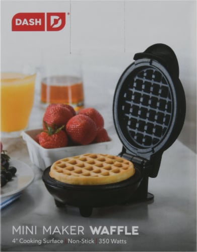Dash Mini Maker Waffle Iron - Black Perspective: bottom