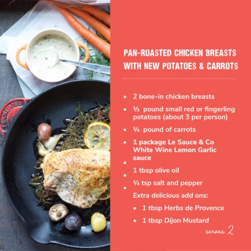 Le Sauce & Co® Gluten Free White Wine Lemon Garlic Gourmet Sauce Perspective: bottom