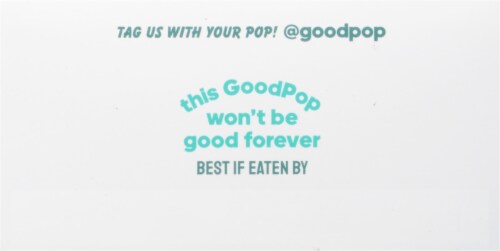 GoodPop® Orange N' Cream Organic Frozen Pops Perspective: bottom