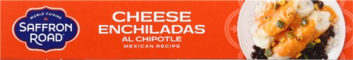Saffron Road® Enchiladas Al Chipotle with Black Beans & Rice Gluten-Free Frozen Meal Perspective: bottom
