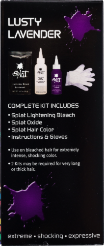 Splat Lusty Lavender Complete Hair Color Kit Perspective: bottom