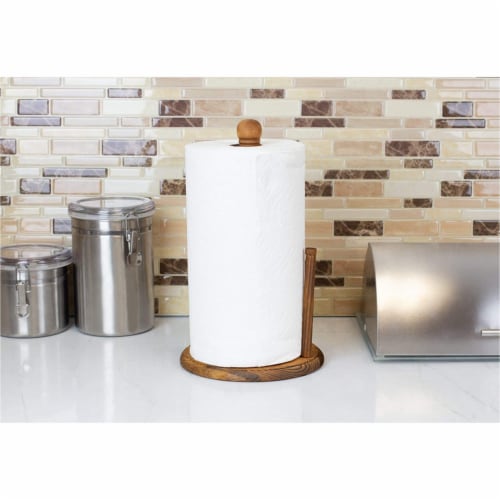 Rustic Collection Paper Towel Holder with Easy-Tear Arm Perspective: bottom