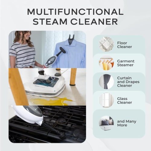 Steam & Go The Housekeeper 8-IN-1 All-Purpose Steamer for Tile, Hardwood  Floors and Garments, 1 - Fry's Food Stores