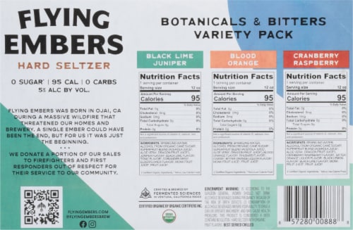 Flying Embers Collection Hard Seltzer Variety Pack Perspective: bottom