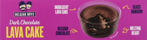 Belgian Boys Dark Chocolate Lava Cake Perspective: bottom