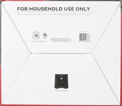 Instant Pot® Vortex 6 Quart Air Fryer - Black Perspective: bottom