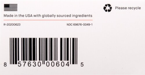 Genexa Organic Homeopathic Acai Berry Flavor Kids' Cold Crush Chewable Tablets Perspective: bottom