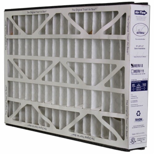Trion 255649101 Air Bear 16x25x3 Inch MERV 8 Air Purifier Filter (6