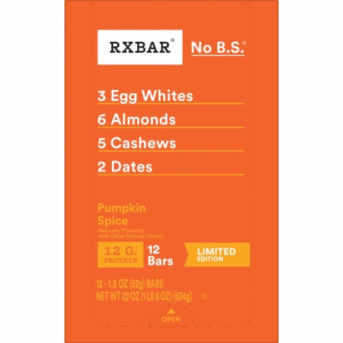RXBAR Pumpkin Spice Protein Bars Perspective: bottom