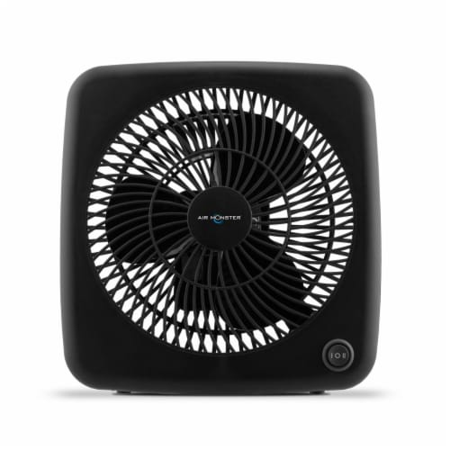 Air Monster Colors 7-Inch Personal Box Fan - Black Perspective: bottom