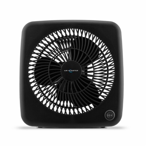 Air Monster Colors 7-Inch Personal Box Fan - Black Perspective: bottom