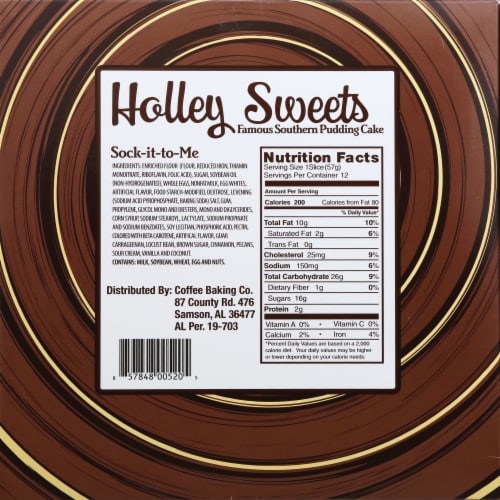 Holley Sweets Sock-it-to-Me Frozen Pudding Cake Perspective: bottom