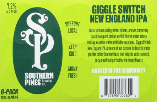 Southern Pines Brewing Co. Tropical Hoppy IPA Perspective: bottom