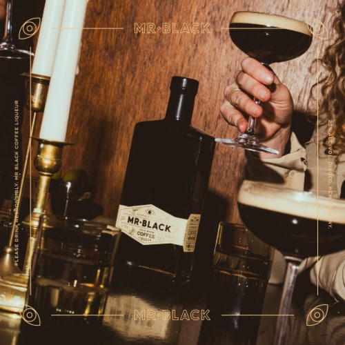 Mr Black Liqueur Cold Brew Coffee Perspective: bottom