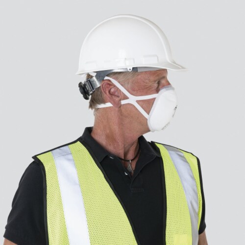 Softseal Large N95 360-Degree Silicone Seal 3D Respirator With Valve 16-90004 Perspective: bottom
