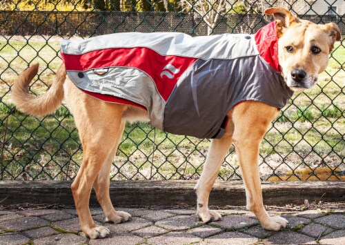 Dog Helios Lotus-Rusher Waterproof 2-in-1 Convertible Dog Jacket w/ Blackshark technology Perspective: bottom