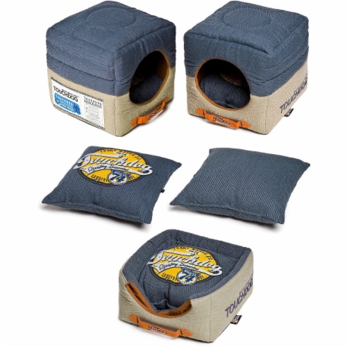 Pet Life PB31GNLG Touchdog Convertible and Reversible Squared 2-in-1 Dog Bed Perspective: bottom