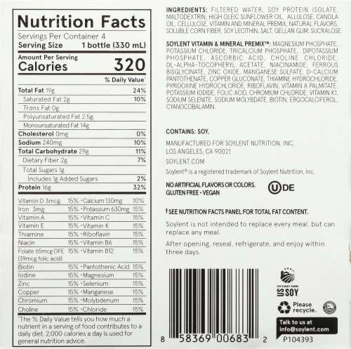 Soylent® Vanilla Protein Drink Perspective: bottom
