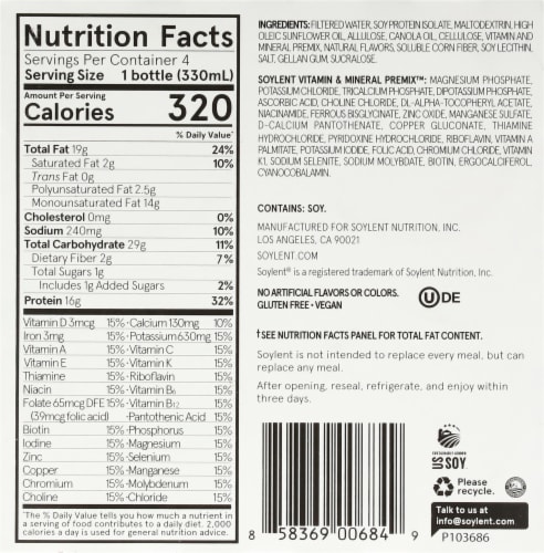 Soylent® Strawberry Ready-to-Drink Meal Perspective: bottom
