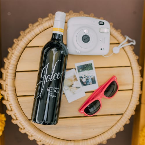 Del Rio Vineyard Estate Jolee Rouge Lush Red Blend Wine Perspective: bottom