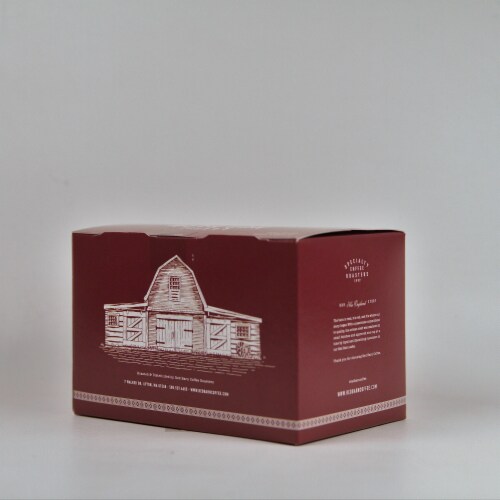 Red Barn Coffee Roasters 12ct. Single Serve French Roast Coffee Pods Perspective: bottom