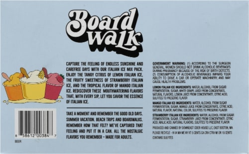 Boardwalk Italian Ice Mix Pack Perspective: bottom