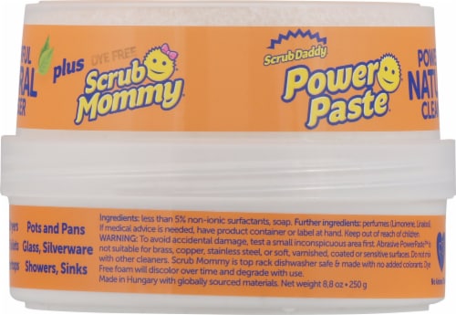 Scrub Daddy Power Paste™ + Scrub Mommy® Powerful Natural Cleaner Perspective: bottom