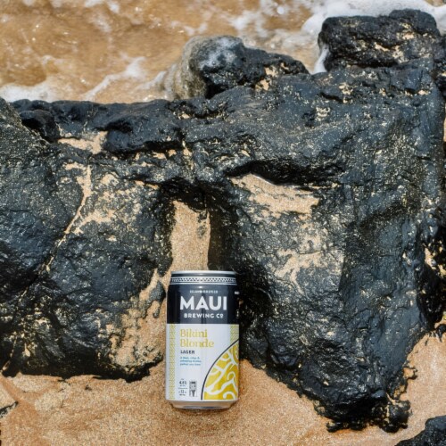 Maui Brewing Co. Bikini Blonde Lager Craft Beer Perspective: bottom