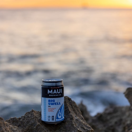 Maui Brewing Co. Big Swell IPA Craft Beer Perspective: bottom