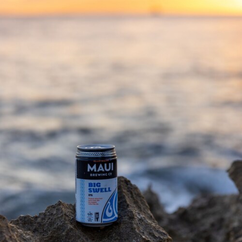Maui Brewing Co. Big Swell IPA Craft Beer Perspective: bottom