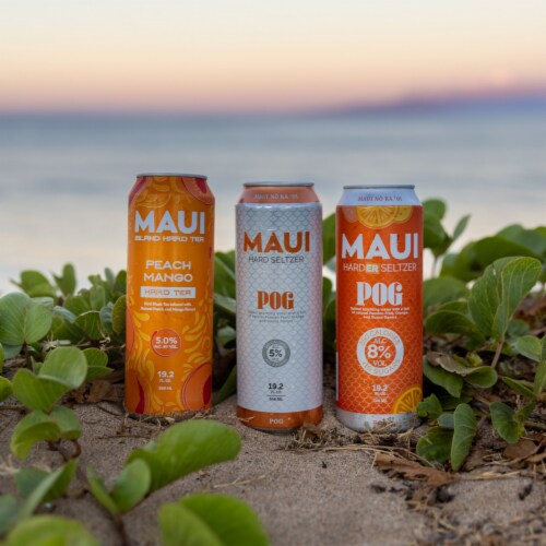 Maui Hard Seltzer POG Craft Spiked Sparkling Water Perspective: bottom