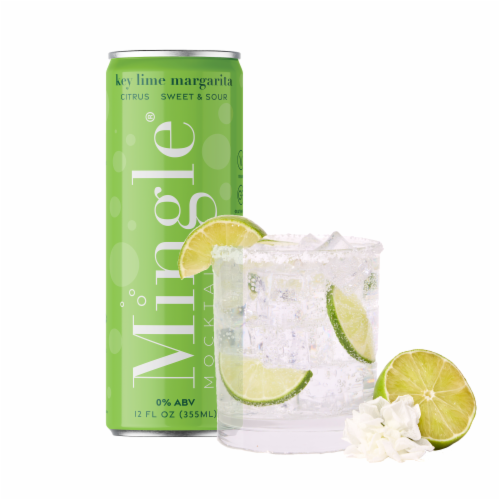 Mingle™ Mocktails Non-Alcoholic Key Lime Margarita Perspective: bottom
