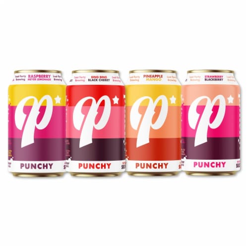 Lost Forty Brewing Punchy Hard Seltzer Variety Pack Perspective: bottom