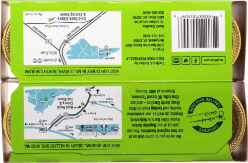 Bold Rock® Virginia Granny Smith Apple Hard Cider Perspective: bottom