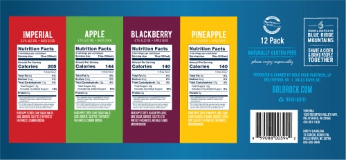 Bold Rock The Crate Outdoors Hard Cider Variety Pack Perspective: bottom