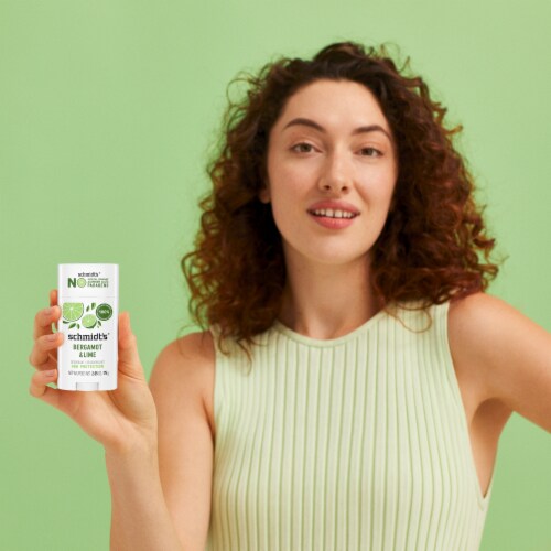 Schmidt's Women's & Men's Aluminum Free Vegan Deodorant Stick Bergamot & Lime Perspective: bottom