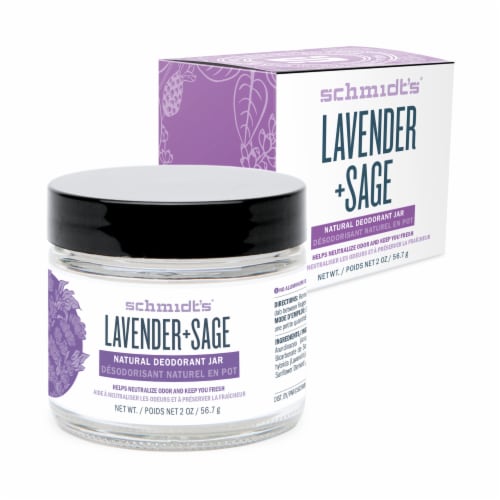 Schmidt's Lavender & Sage Aluminum Free Natural Deodorant Jar Perspective: bottom