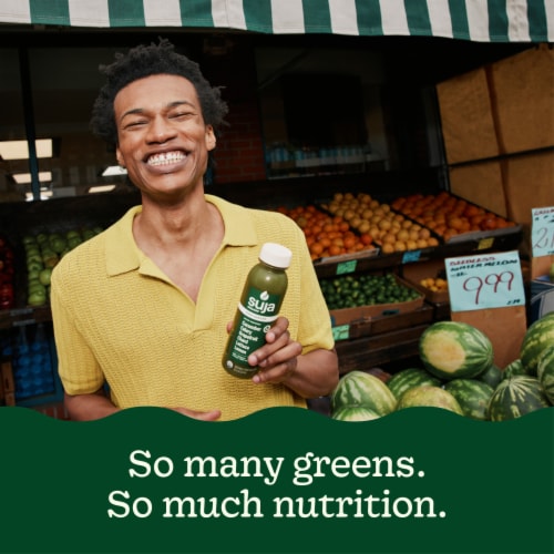 Suja Organic Uber Greens Cold Pressed Juice Drink Perspective: bottom