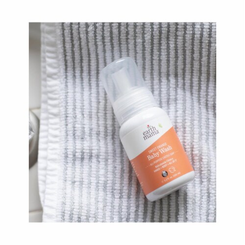 Earth Mama® Sweet Orange Baby Wash Perspective: bottom